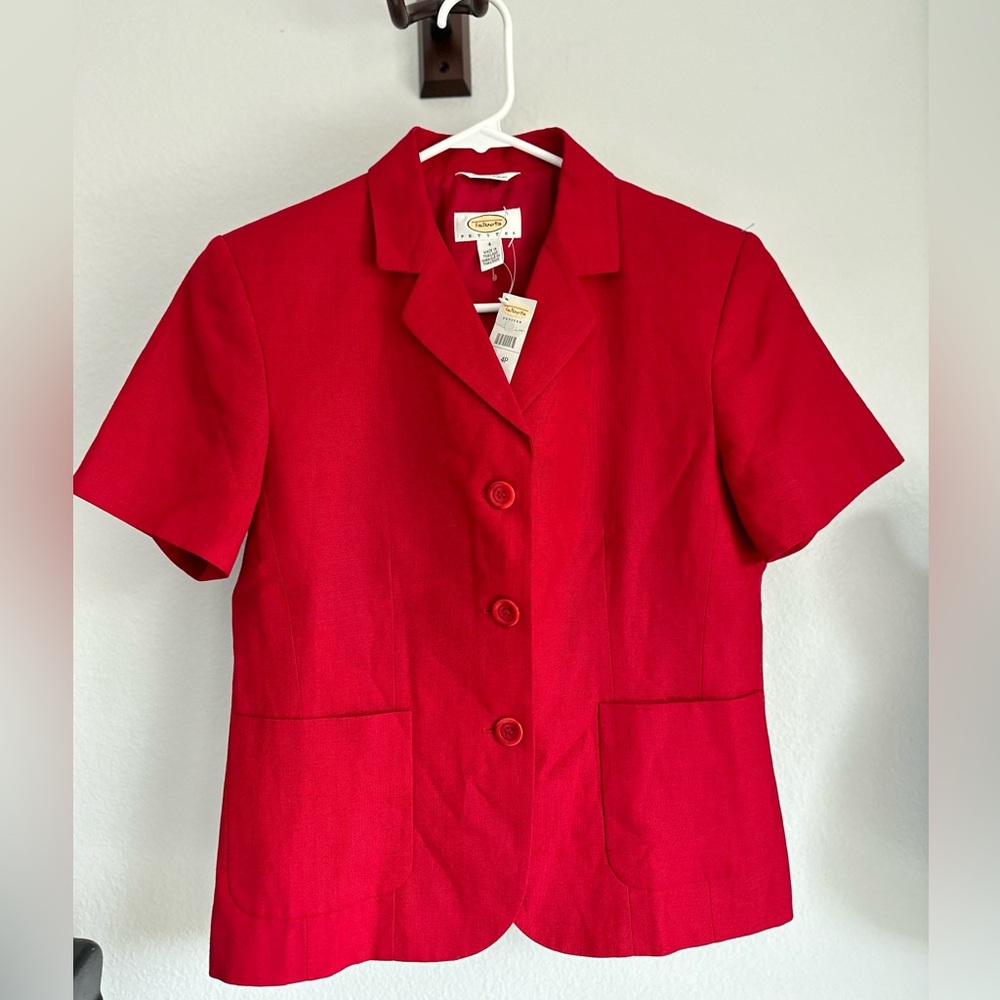 *vintage* NWT Italian fabric Talbots top